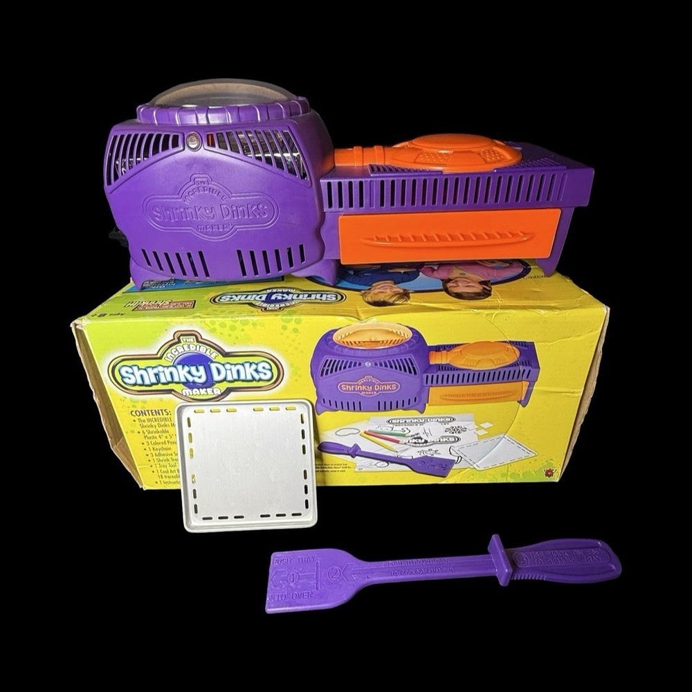 The Incredible Shrinky Dinks Maker Big Time Toys 2012 Machine, Tray, & Tool ONLY